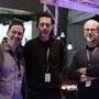 Ben Diaz, David Ungaro et Christian Abomnès sur le stand Astera - Photo Katarzyna Średnicka 
