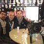 De gauche à droite, Eric Brun, AFCF, Laaziz Keniche et Christian Jullien sur le stand Panavision Alga Techno - © Lubomir Bakchev - AFC 