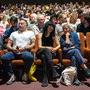 Quatre des membres du jury - De g. à d. : Romain Lacourbas, Domenico La Porta, Teona Strugar Mitevska et Daria D'Antonio – Photo ICFF Manaki (...) 