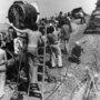 Tournage de “La Chair de l'orchidée” de Patrice Chéreau, en 1974 - Archives personnelles Pierre Lhomme 