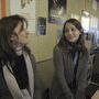 A l'accueil des visiteurs, entre autres, Séverine Mori et, de face, Claudia Marschal, coordinatrice adjointe du Micro (...) 