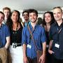 Francine Levy et Medhi Aït-Kacimi au milieu des leurs étudiants - Photo JN Ferragut 
