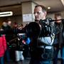 Une Arri Alexa sur le stabilisateur Artemis ; derrière, Curt Schaller - Photo Pauline Maillet - © AFC 