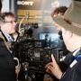 Autour de la caméra F55 sur le stand Sony - Photo Tristan Happel / AFC - Micro Salon 2014 