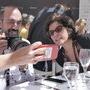 Julien Poupard et Kinou lors d'un déjeuner Leica - Photo Olivier Chambon 