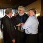 Alan Lowne, Richard Andry et Ralph Young lors d'une rencontre conviviale - Photo Pauline Maillet © AFC 