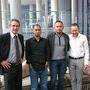 Pierre Andurand, Adolfo Alix Jr, réalisateur, Banzon Alberto, directeur de la photo, et Dominique Rouchon au CEO de Cine Equipment - DR 