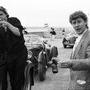 Denis Lavant et Patrick Grandperret sur "Mona et moi" - Photo Bernard Fau 