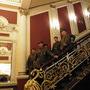 Photo souvenir dans l'escalier du Pod Orłem - Photo Jean-Noël Ferragut 