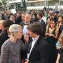Agnès Godrard et Gilles Porte, derrière eux Jean-Marie Dreujou et Michel Abramowicz, et, à droite, Pascale Marin - Photo Nathalie Durand 