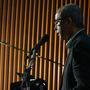 Abderrahmane Sissako lors de l'inauguration de la Ciné Fabrique - DR 