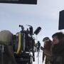 Sur le tournage de "Belle et Sébastien" - Photo Christian Vicq 