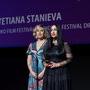 Elena Rubashevska, coordinatrice, et Tetiana Stanieva, directrice du festival ukrainien OKO (Festival international du cinéma ethnographique) - (...) 