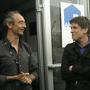 Rémy Chevrin, président de l'AFC, et Gilles Gaillard, directeur général d'e Mikros Image, au Pavillon de l'image AFC - lors de la (…) 