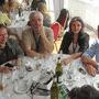 Annick Mullatier, à gauche, lors d'un déjeuner Fuji-AFC, à Cannes en 2008 - De g. à d. : Annick, Richard Andry, Sandrine Taisson et (...) 