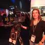 Anna Piffl at the P+S Technik stand - Photo : Richard Andry 