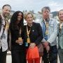 De l'AFC et plus - De g. à d. : Matthieu-David Cournot, Frida Marzouk, Marie Garric, Jean-Marie Dreujou et Jean de Montgrand - Photo Maayane (…) 