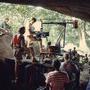 Tournage dans une grotte en Côte d'Ivoire avec une 1e version du pantographe - Photo Ben Fauveau 