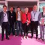 Le jury du Prix Vulcain de l'Artiste-Technicien - De g. à d. : Patrick Bézier, Laurent Coët, Maxence Lemonnier, Claudine Nougaret, Didier (…) 