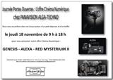 Journée Portes ouvertes chez Panavision Alga-Techno Présentation de l'offre Cinéma numérique : Genesis, Alexa, Red & Red Mysterium X