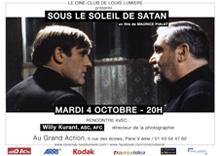 "Sous le soleil de Satan" de Maurice Pialat, projeté au ciné-club de l'Ecole Louis-Lumière Avec le soutien d'Arri, Kodak, Transpalux et Transvideo