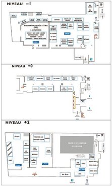 Maps of each level of the AFC Micro Salon 2015