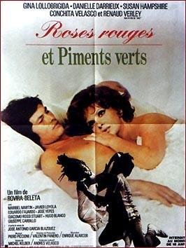 affiche Roses rouges et Piments verts