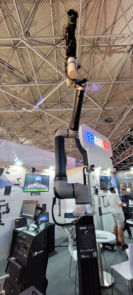 Sur le stand XD motion - Photo Michel Benjamin
