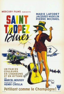 affiche Saint-Tropez Blues