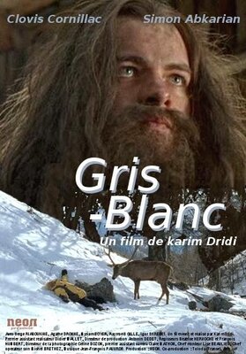 affiche Gris blanc