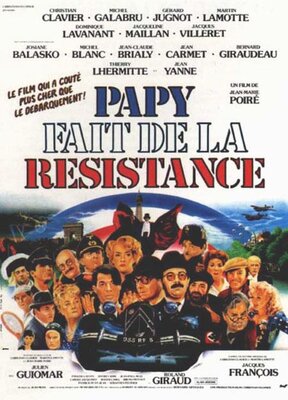 affiche Papy fait de la résistance