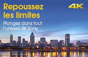 Plongez dans tout l'univers 4K Sony