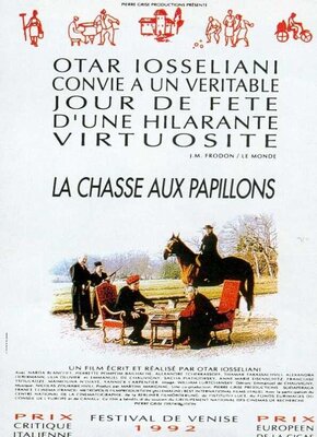 affiche La Chasse aux papillons