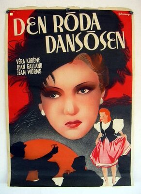 affiche La Danseuse rouge