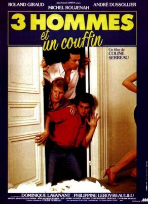 affiche Trois Hommes et un couffin