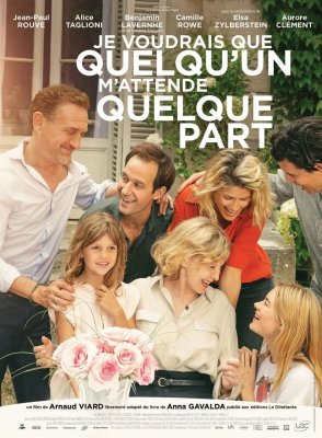 affiche Je voudrais que quelqu'un m'attende quelque part