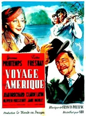 affiche Le Voyage en Amérique