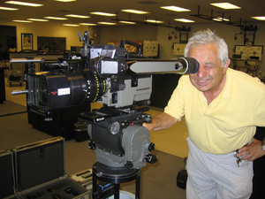 Willy Kurant en visite à Panavision