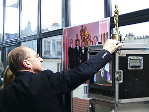 Jean-Marie Lavalou and the Louma Crane Oscar Statuette