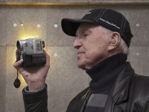 Haskell Wexler, ASC en visite à La fémis et à l'AFC fin 2004 - Photo Marc Salomon