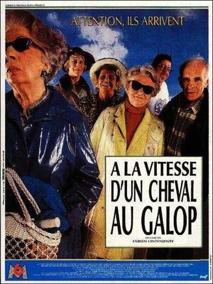 affiche A la vitesse d'un cheval au galop