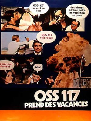 affiche OSS 117 prend des vacances