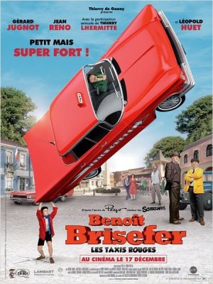 affiche Benoît Brisefer : les Taxis Rouges