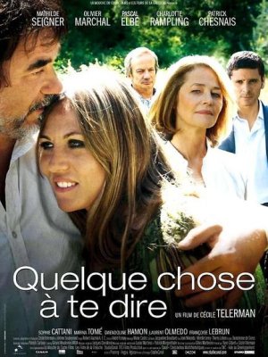 affiche Quelque chose à te dire