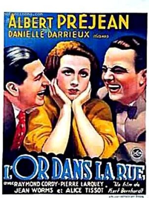 affiche L'Or dans la rue