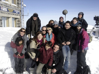 Photo de l'équipe au Sancy