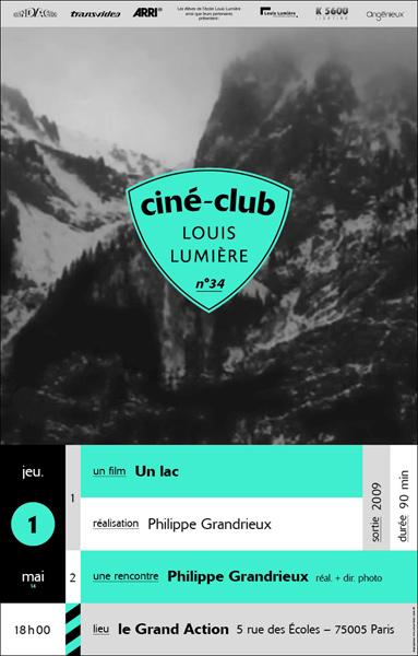 "Un lac" projeté au Ciné-club de l'Ecole Louis-Lumière