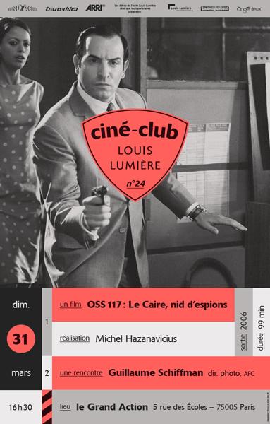 "OSS 117 : Le Caire, nid d'espions", projeté au Ciné-club de Louis-Lumière