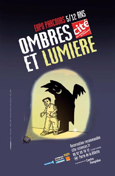 Exposition "Ombres et lumière" à la Cité des sciences et de l'industrie L'ombre à la portée des enfants