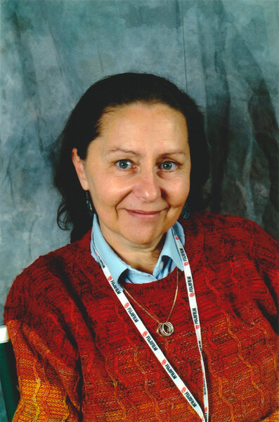 Annick Mullatier, au Cinéma des Cinéastes au début des années 2000